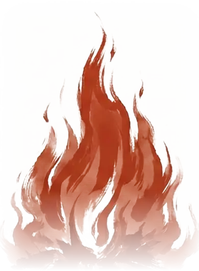 수묵으로 그린 불꽃 — 오행의 화(火)